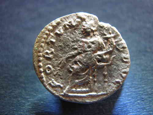 Septimius Severus - Denar - sitzende Fortuna