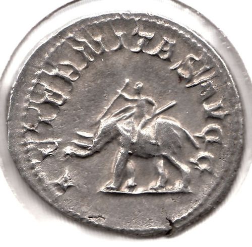Kommission-Phillipus I. Arabs - Silber Antoninian-Elefant