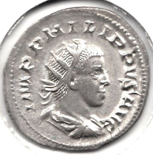 Kommission-Phillipus II. Filius - Silber Antoninian - Elch