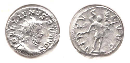 Kommission-Gallienus -AR-Antoninian-VIRTVS AVGG