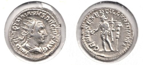 Kommission-Traianus Decius-Genius-Antoninian
