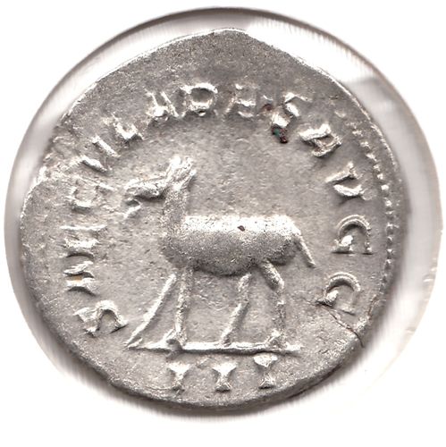 Kommission-Phillipus II. Filius - Silber Antoninian -Elch