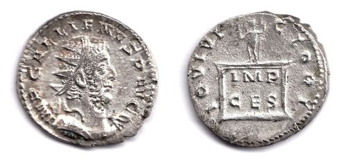 Kommission-Gallienus-Antoninian-Rarität - R1